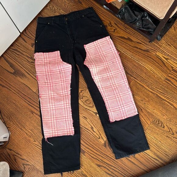 Carhartt Double-Knee Terrycloth Custom Work Pants USA 34 x 36 - Picture 1 of 8